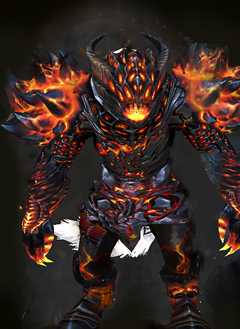 Female Achievement Rewards - Hellfire Guild Wars 2 Charr Heavy Female Achievement Rewards Armor Set - Hellfire