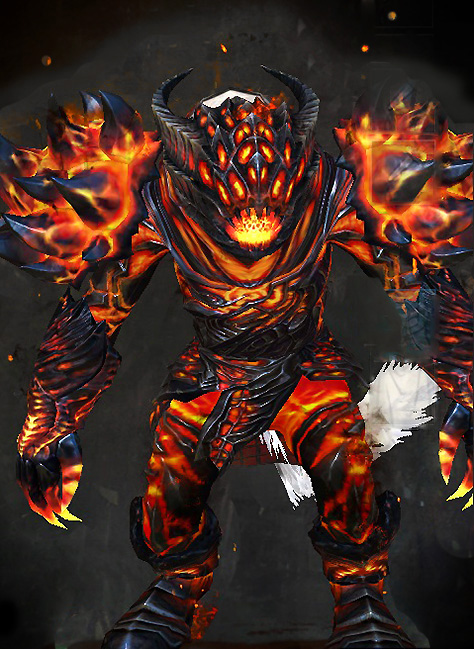 Female Achievement Rewards - Hellfire Guild Wars 2 Charr Light Female Achievement Rewards Armor Set - Hellfire
